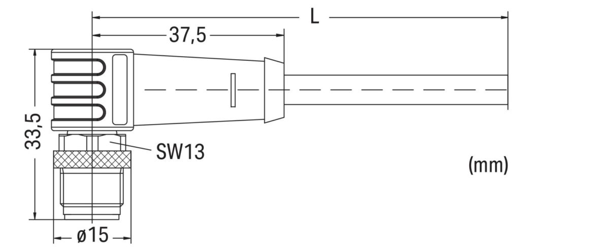 ETHERNET-Leitung M12D-St. 756-1202/060-020