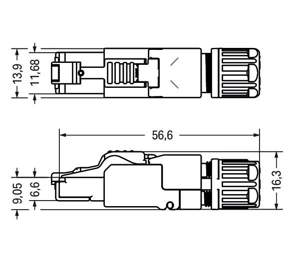 ETHERNET-Stecker RJ-45 750-978/000-021