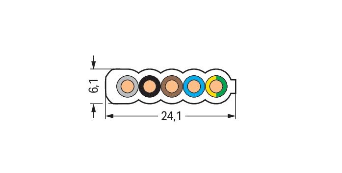 Flachleitung 897-251