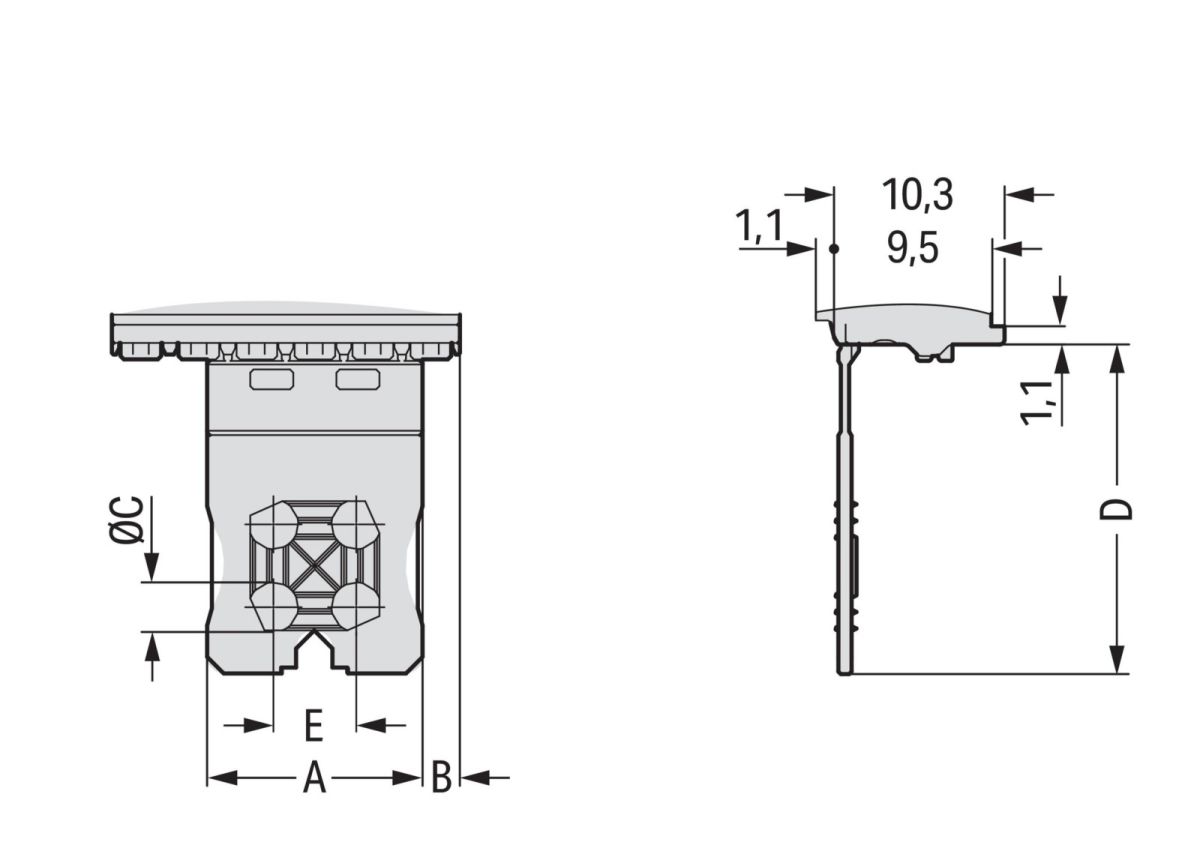 Griffplatte 2091-1600