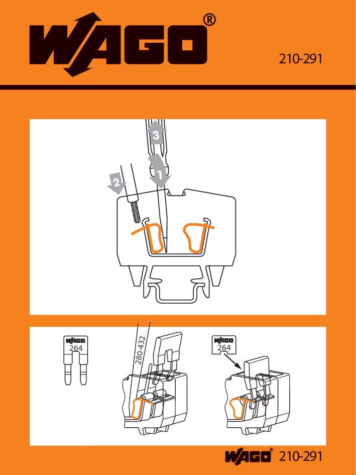 Handhabungsaufkleber 210-291