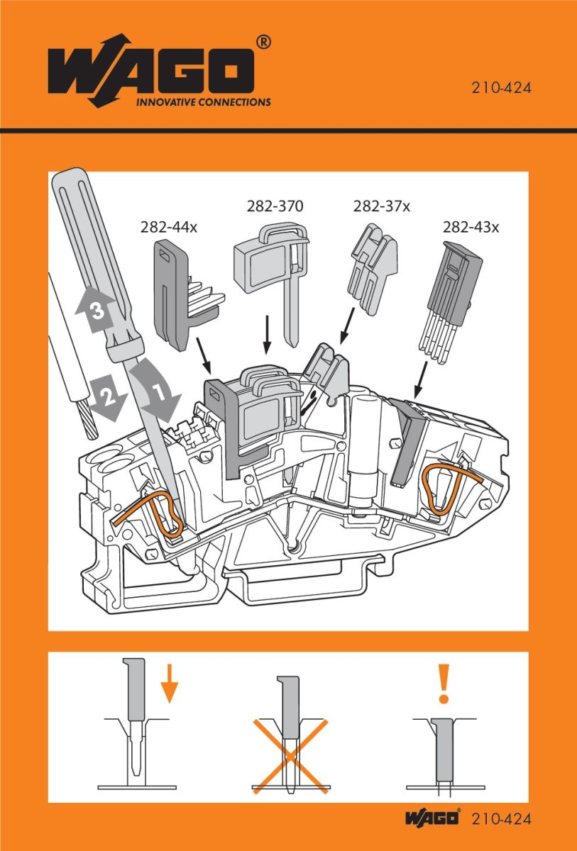 Handhabungsaufkleber 210-424 Handhabungsaufkleber 210-424