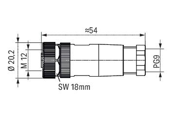 Konfekt. Steckverbinder 4p 756-9213/040-000