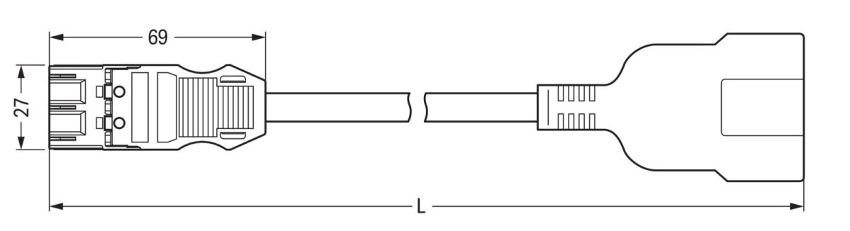 konfekt. Übergangsleitung 771-9993/406-302
