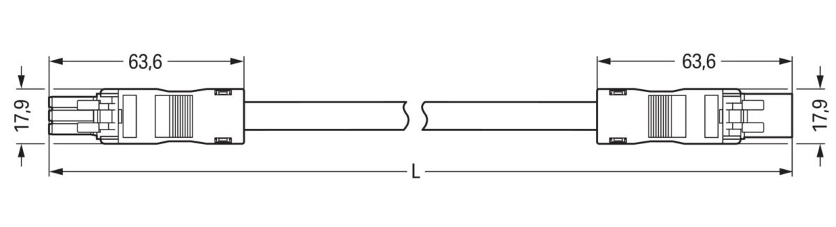 konfekt.Verbindungsleitung 891-8993/005-403