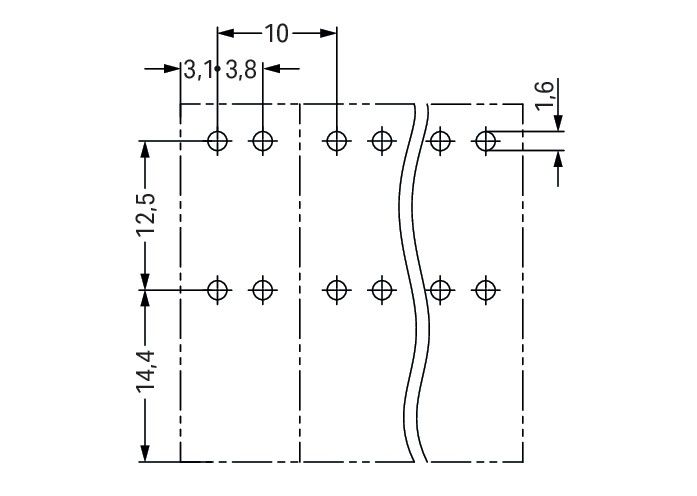 Leiterplattenklemme 2716-152/000-016