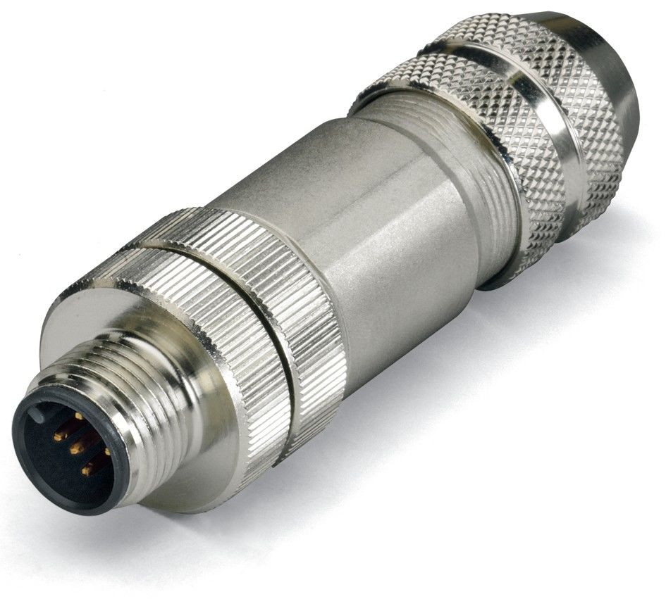 M12-Stecker axial 5-polig 756-9207/060-000