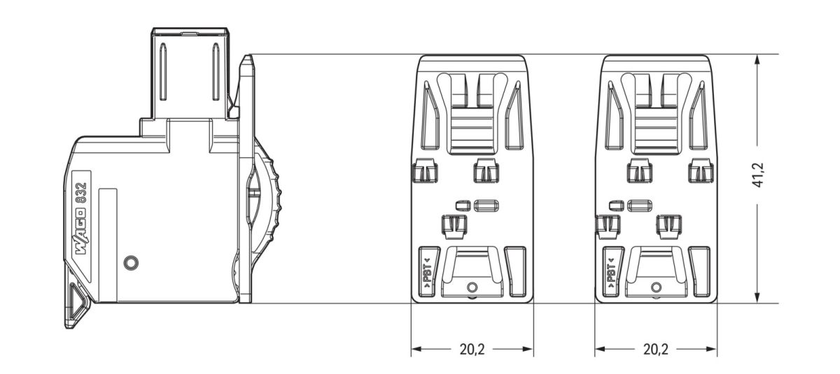 Mittenverriegelung 832-523