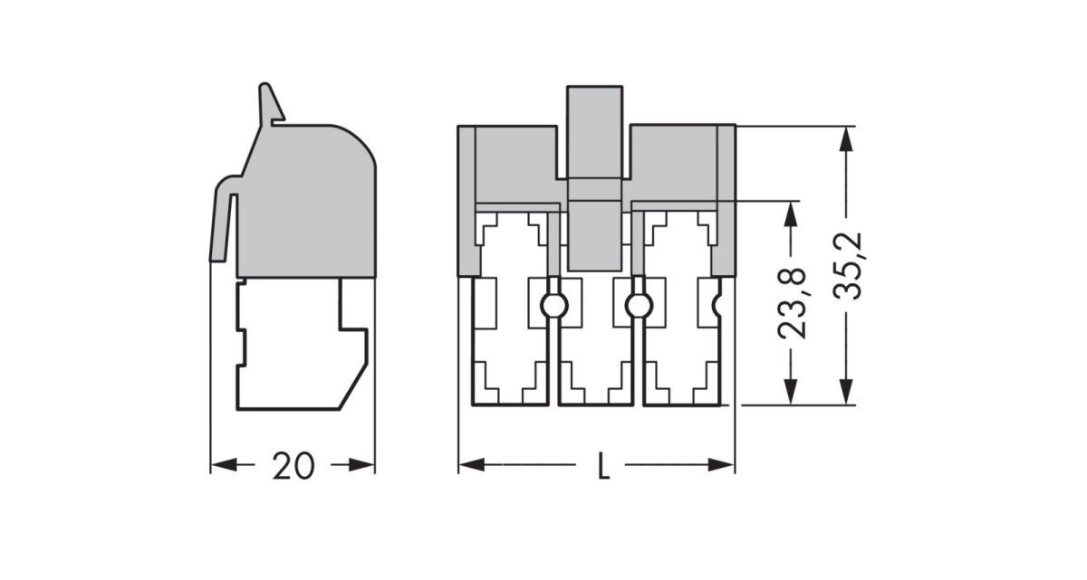 Netzanschlussklemme 272-403/272-486