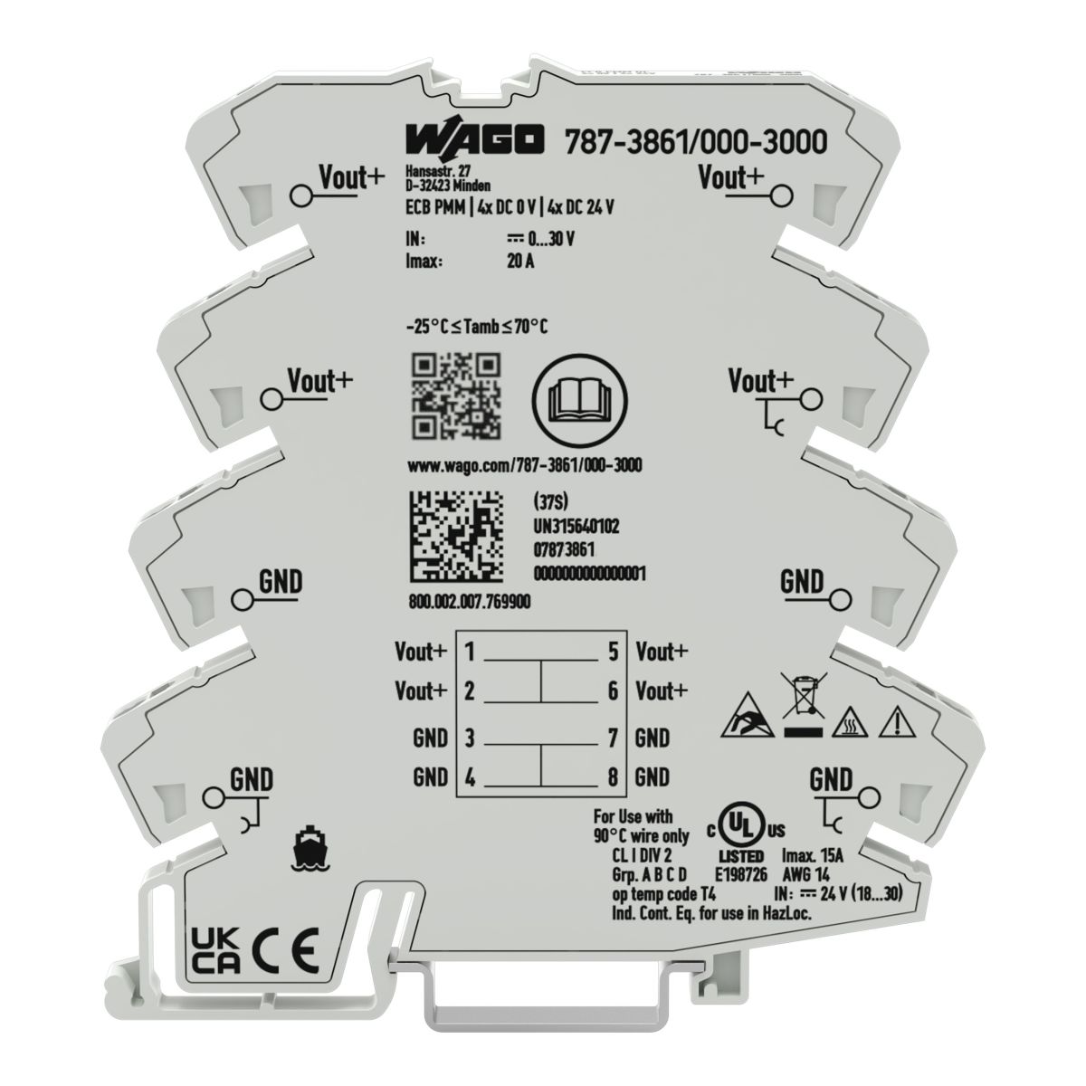 Potentialverteilermodul 787-3861/000-3000