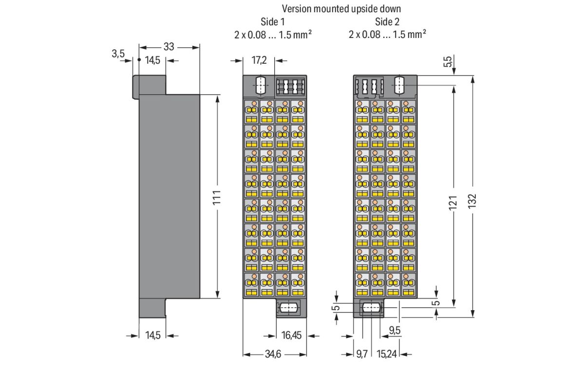 Rangierwabe 32-polig 726-326