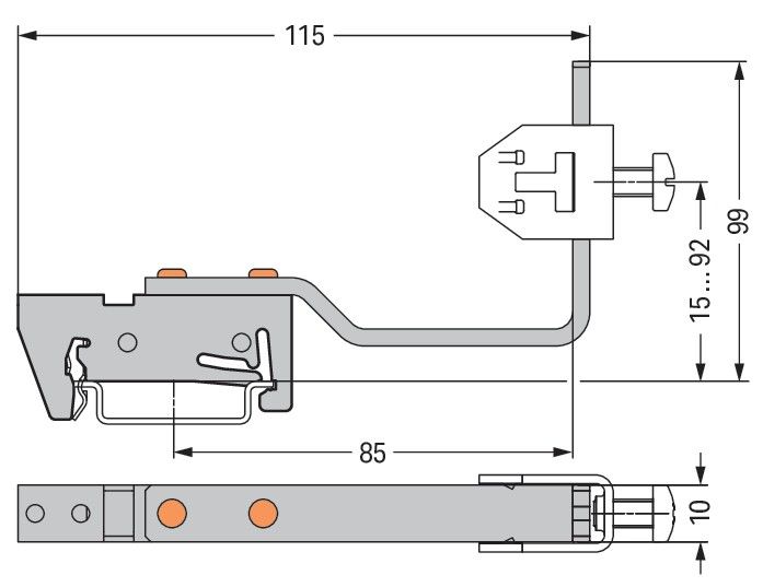 Sammelschienenhalter 790-362/790-398
