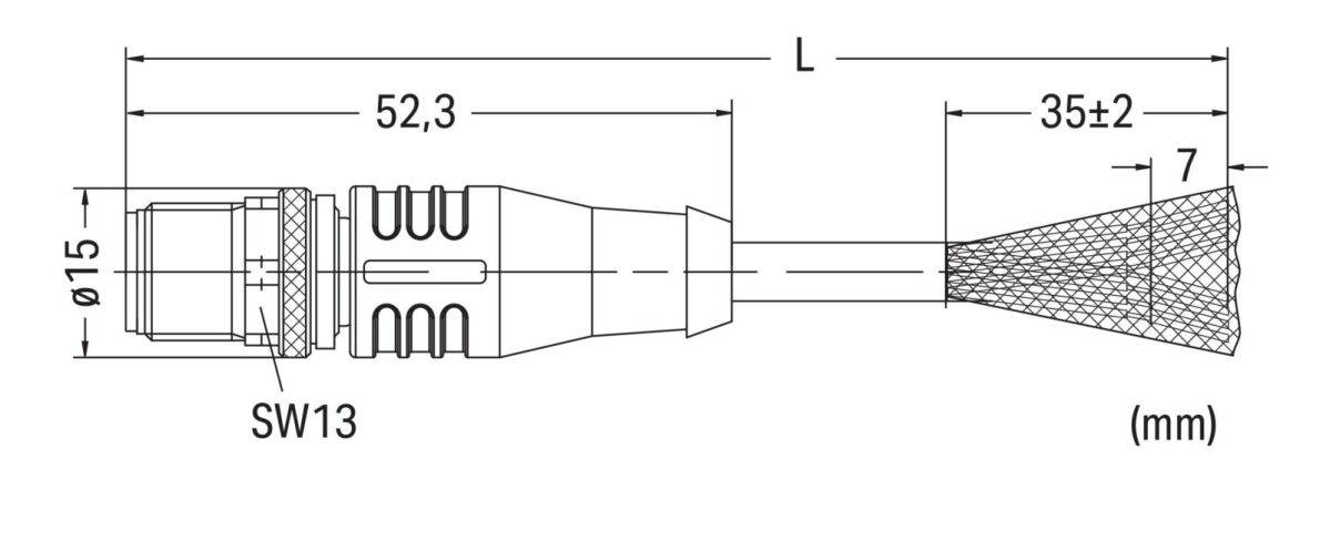 Sensor-/Aktorleitung M12A 756-5311/090-015