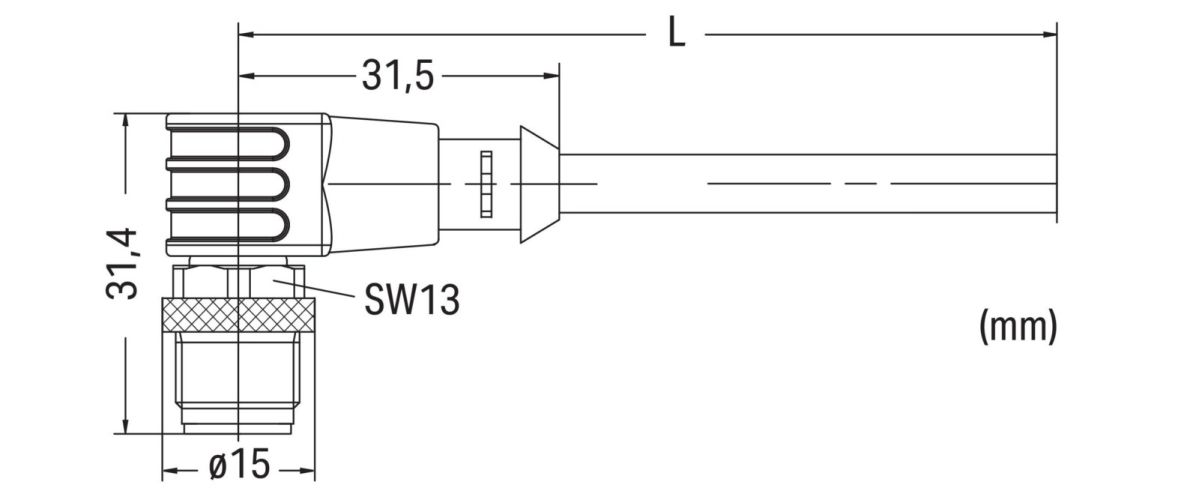 Sensor-/Aktorleitung M12A 756-5312/040-050