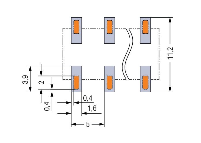 SMD-Leiterplattenklemme 20863105700000900000