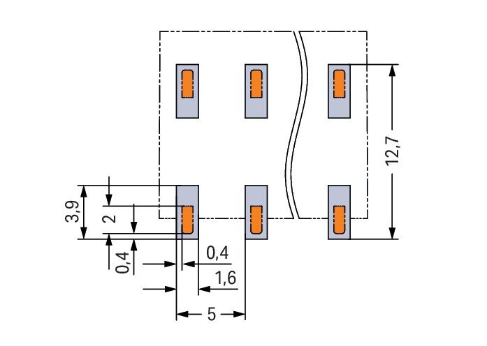 SMD-Leiterplattenklemme 20863206700000900000