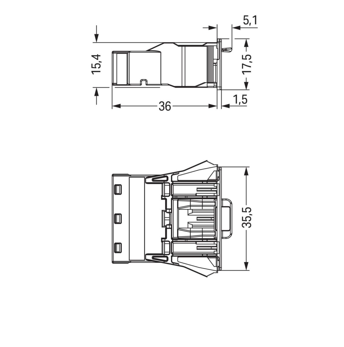 Snap-In-Stecker 770-753/062-000