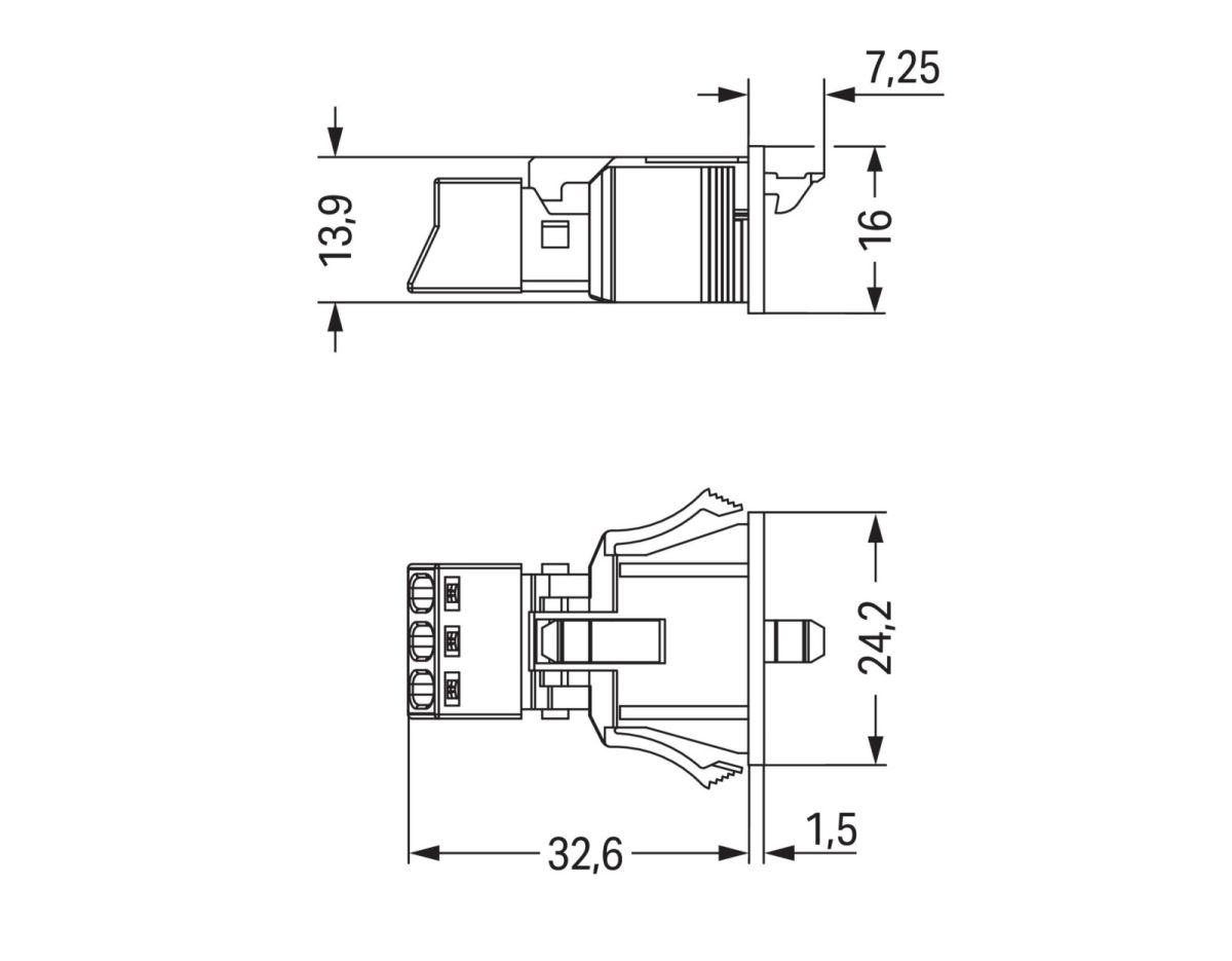Snap-In-Stecker 890-753/062-000