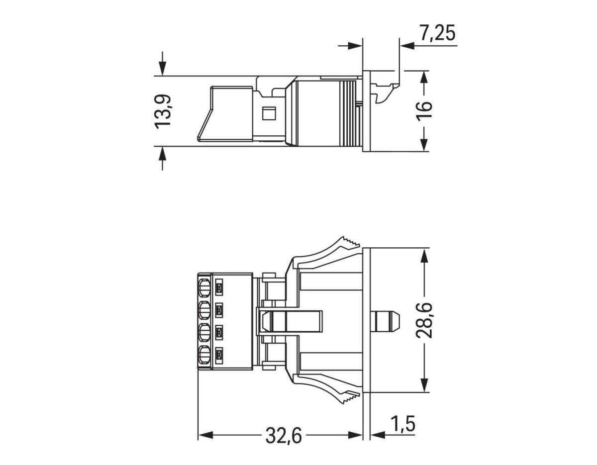 Snap-In-Stecker 890-794/081-000