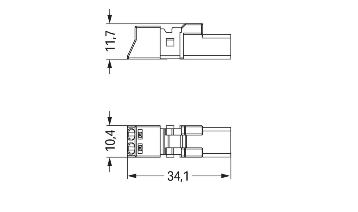 Stecker 2-polig 890-232