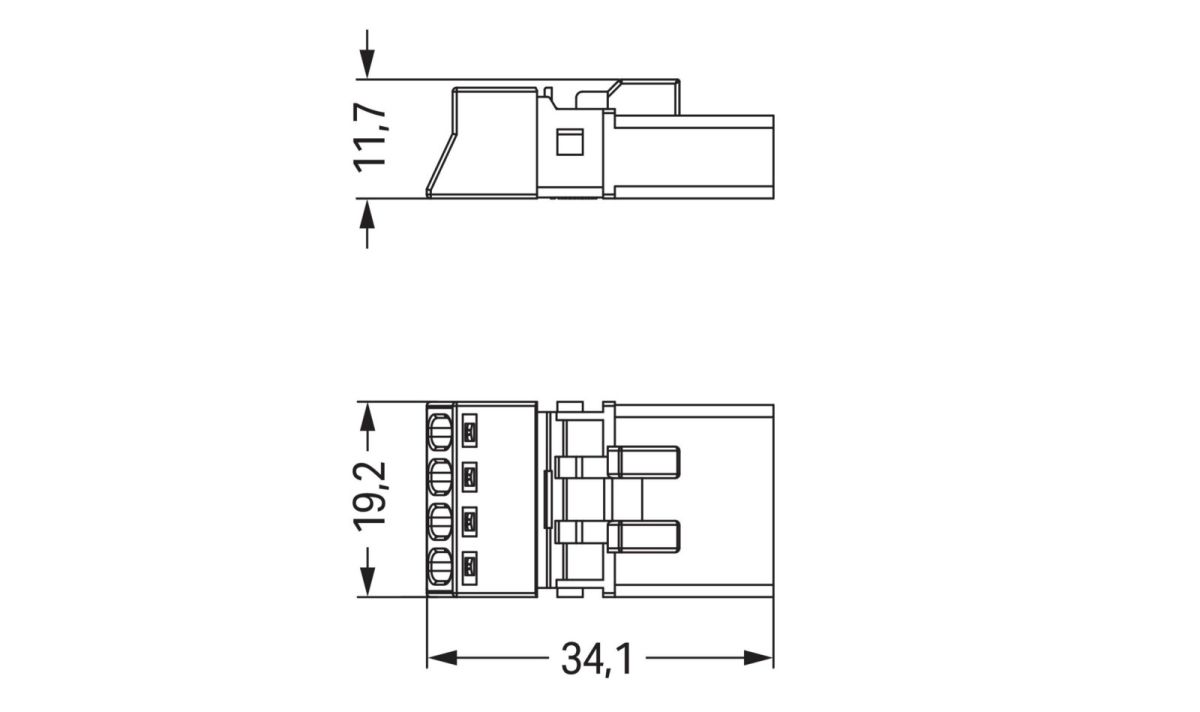 Stecker 4-polig 890-274