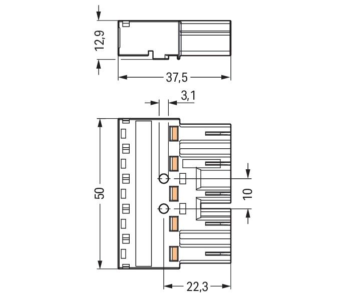 Stecker 5-polig 770-295/080-000