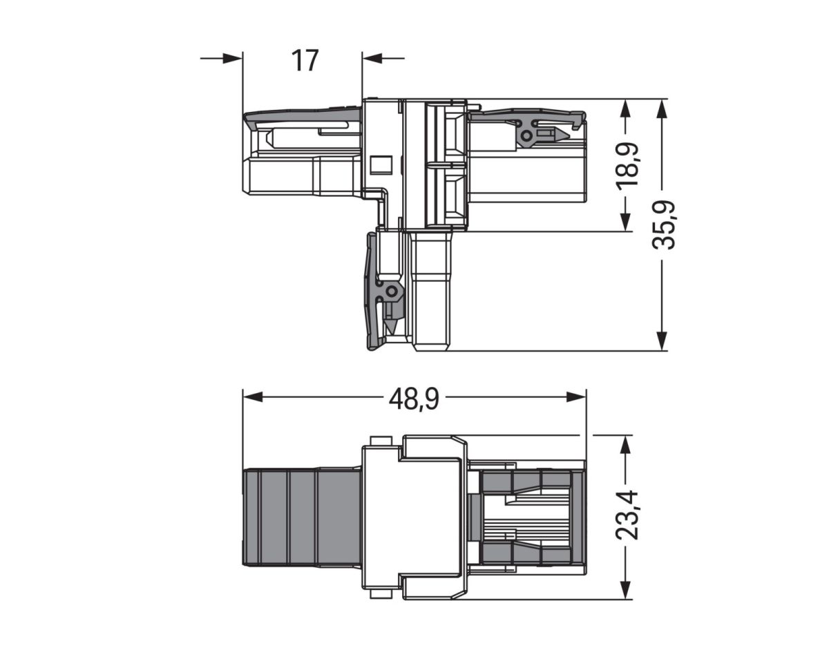 T-Verteiler 2-polig 770-1615