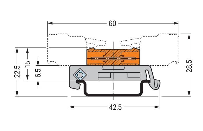 Verbindungsstiftleiste 232-551/007-000