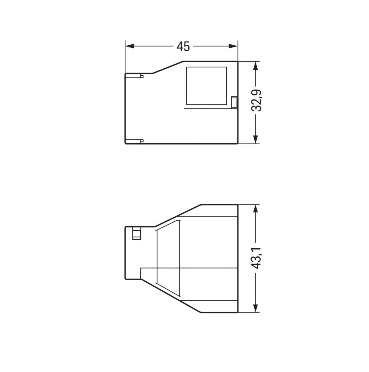 Zugentlastungsgehäuse 770-517/047-000
