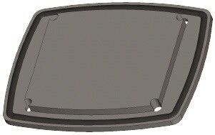 Endkappe CS-3000 RAL9006 Endkappe CS-3000 RAL9006