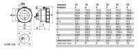 Anbausteckdose QC gerade 130330