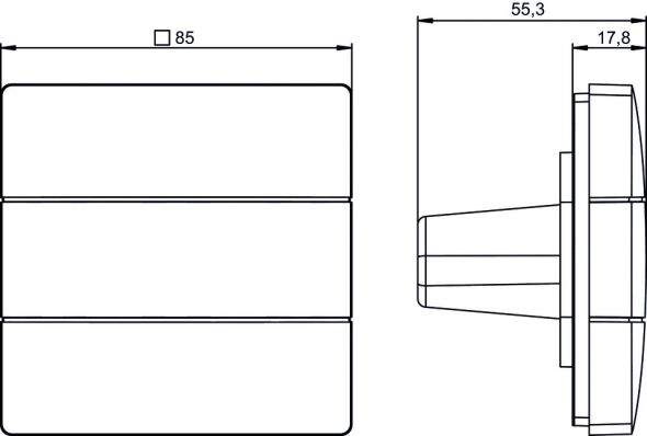 Systemzentrale Funk LUXORliving IP-RF