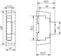 Elektronisches Zeitrelais TM 345 MF