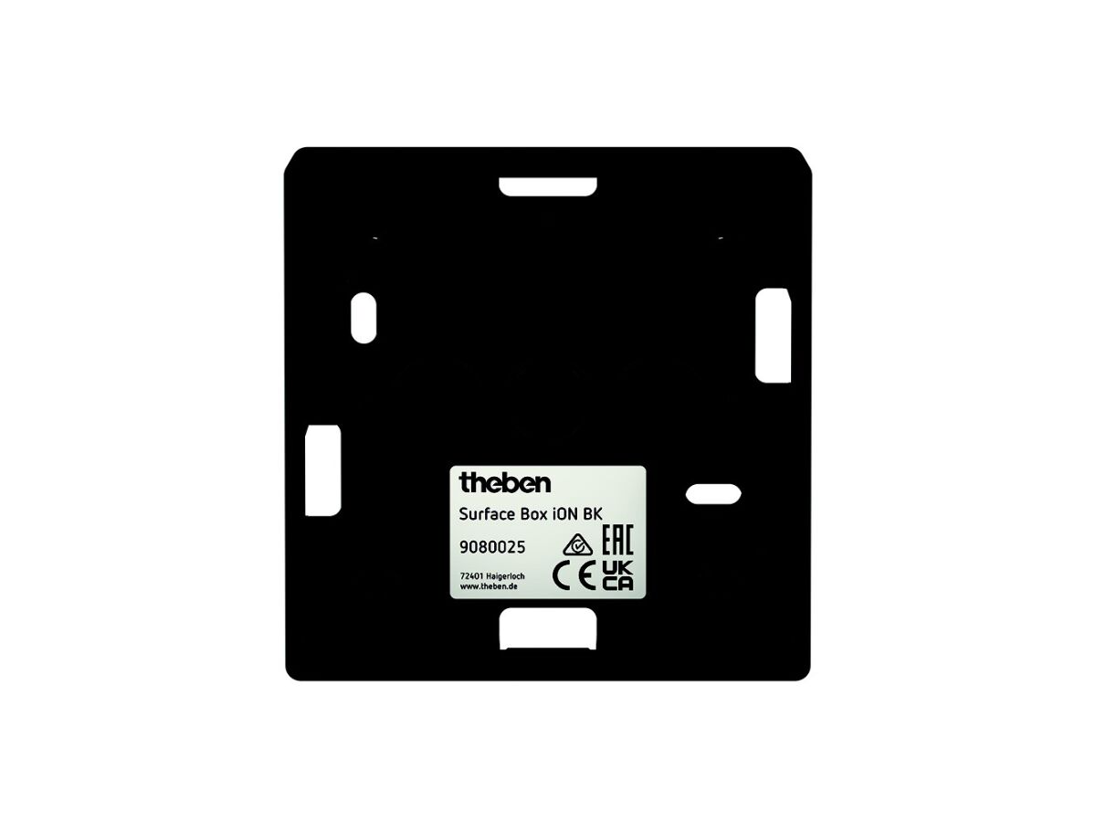 Aufputzgehäuse schwarz Surface Box iON BK Aufputzgehäuse schwarz Surface Box iON BK