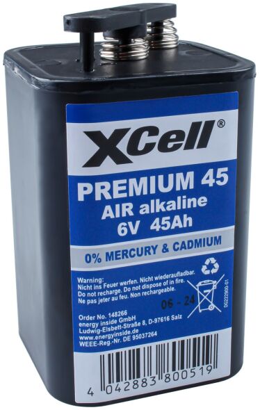 BatBatterie 6V 45 Ah 4R25 Premium 45 BatBatterie 6V 45 Ah 4R25 Premium 45