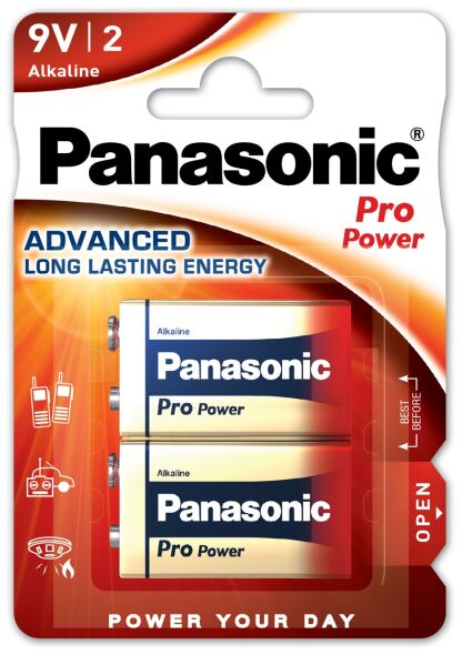 Batterie 9V Block 6LR61PPG/2BP Batterie 9V Block 6LR61PPG/2BP