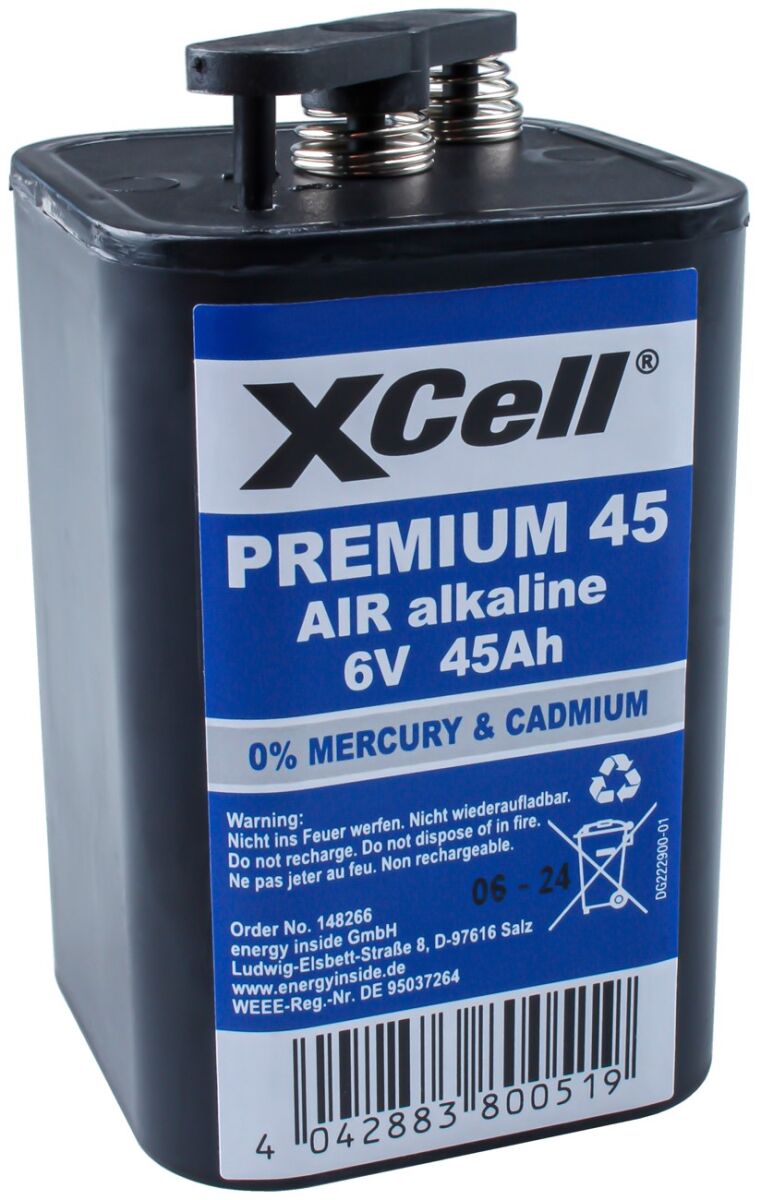 BatBatterie 6V 45 Ah 4R25 Premium 45