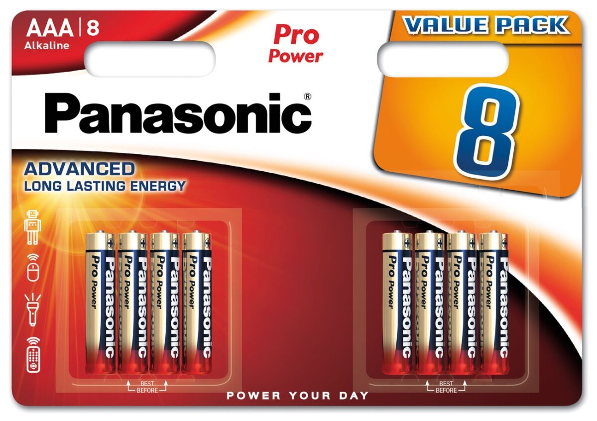 Batterie 1,5V Micro AAA LR03PPG/8BW Batterie 1,5V Micro AAA LR03PPG/8BW