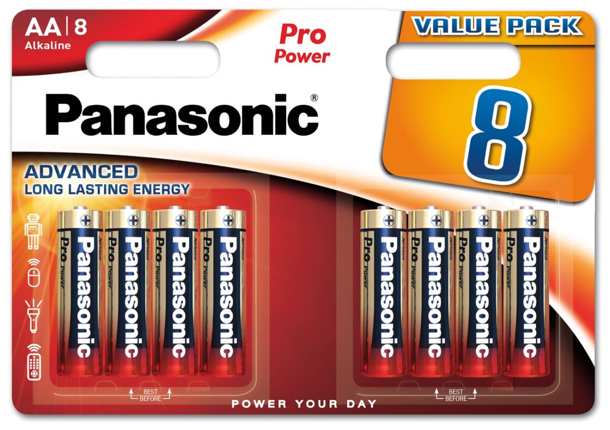Batterie 1,5V Mignon AA LR6PPG/8BW Batterie 1,5V Mignon AA LR6PPG/8BW