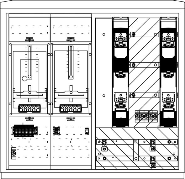 Wandlerschrank Freiluft WS822.N2.N1101 Wandlerschrank Freiluft WS822.N2.N1101