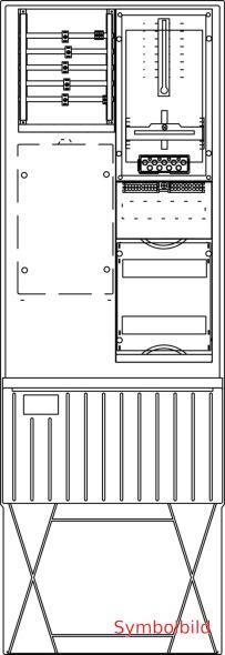Zähleranschlusssäule ZS321.N2.24 Zähleranschlusssäule ZS321.N2.24