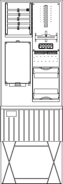 Zähleranschlusssäule ZS321.W1.24 Zähleranschlusssäule ZS321.W1.24