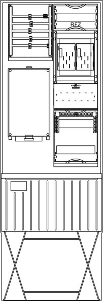 Zähleranschlusssäule ZS322B.W2.12A Zähleranschlusssäule ZS322B.W2.12A