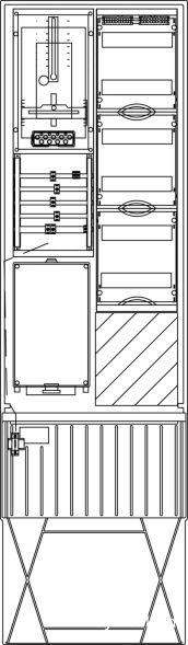 Zähleranschlusssäule ZS341.S4.48