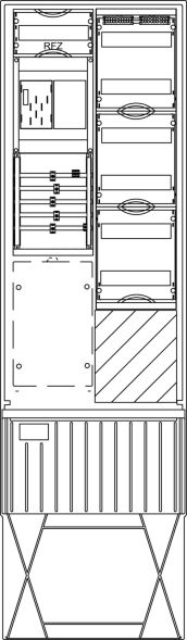 Zähleranschlusssäule ZS341B.N1.72