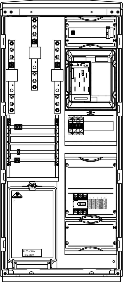 Wandlerschrank Freiluft WS601.S5.NHS02 Wandlerschrank Freiluft WS601.S5.NHS02