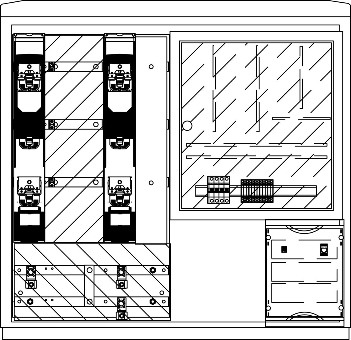 Wandlerschrank Freiluft WS822L.S3.N1111 Wandlerschrank Freiluft WS822L.S3.N1111