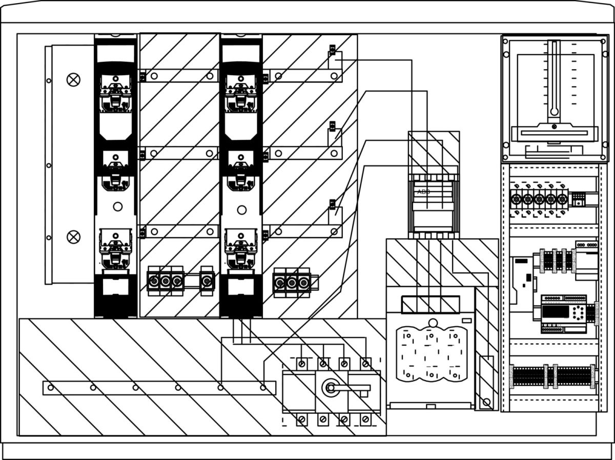 Wandlerschrank Freiluft WSP830S.N5.T1S131 Wandlerschrank Freiluft WSP830S.N5.T1S131