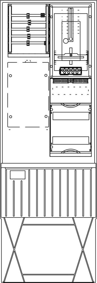 Zähleranschlusssäule ZS321.N4.36 Zähleranschlusssäule ZS321.N4.36