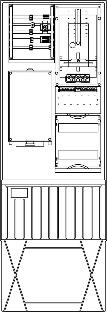 Zähleranschlusssäule ZS321.W3.36V Zähleranschlusssäule ZS321.W3.36V